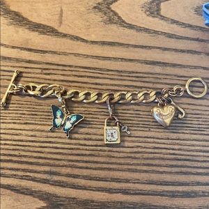 Classic Juicy Couture Charm Bracelet with 2 Charms